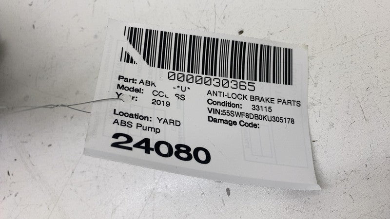 ⭕ 2018-2022 Mercedes-Benz C-Class C300 205 Anti-Lock Brake ABS Pump A2