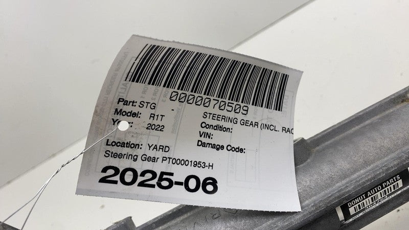 PT00001953-H ⭕ 2022 2023 2024 Rivian R1T Power Steering Gear Box Rack & Pinion PT00001953-H