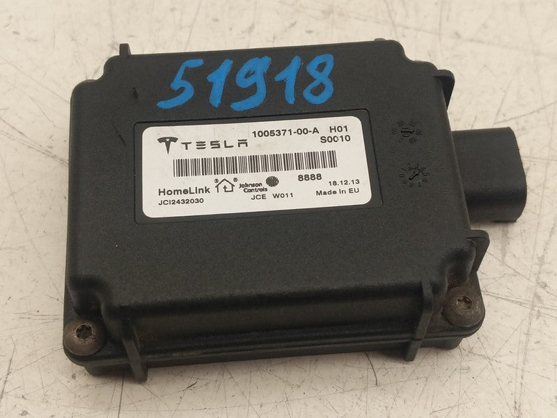 1005371 00 A ⭕ 12-17 Tesla Model S Homelink Computer Garage Door Opener Module 1005371-00-A