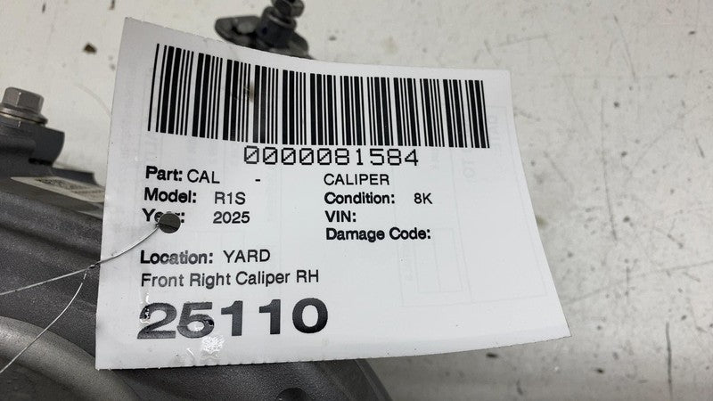 ⭕ 2025 Rivian R1S Front Passenger Right Caliper w/ Brake Hose Line PT0