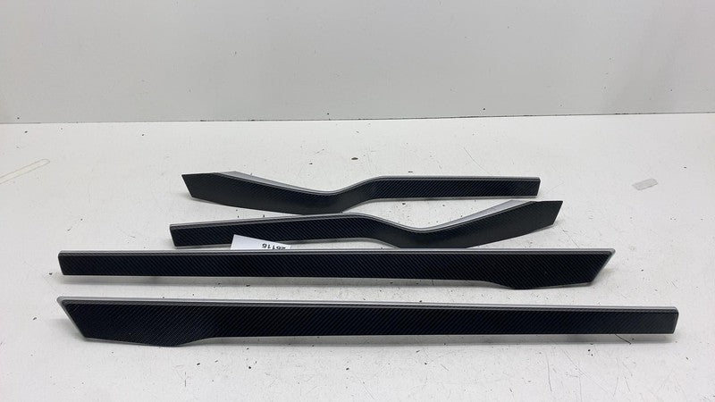 ⭕ 16-20 Model X Front & Rear Door Trim Decor Carbon 1035812-11-B / 103