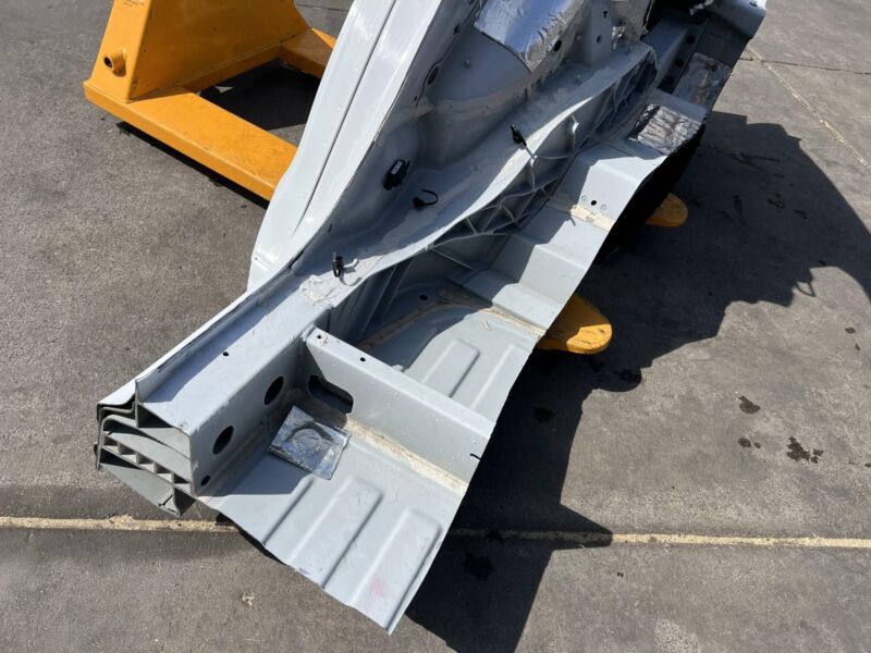 2012-2016 Tesla Model S Rear Quarter Panel Structural Cutout Right RH White PBCW