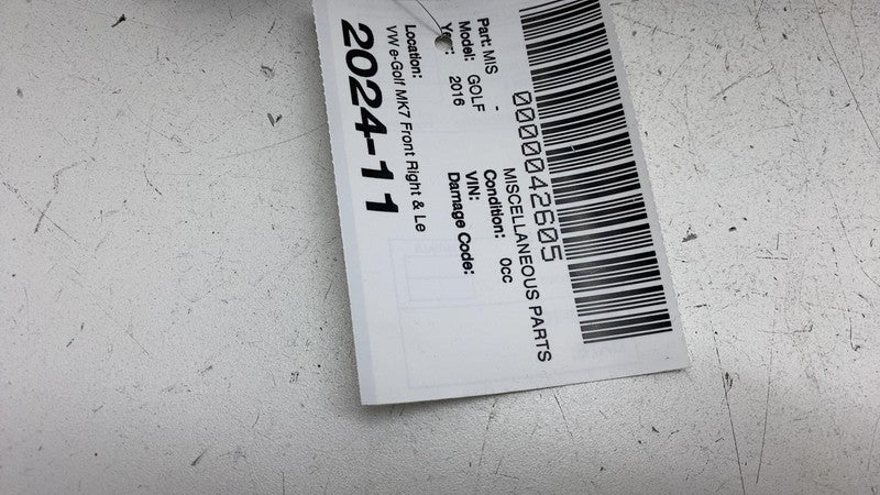 5GE853666041 ⭕15-18 E-GOLF MK7 Front Left & Right Outer Grille Upper Trim 5GE853665/5GE853666