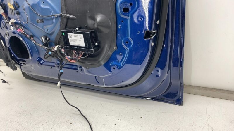 1003101-00-E 2012-2015 Tesla Model S Front Passenger Side Door Shell Panel Right RH Blue PPSB