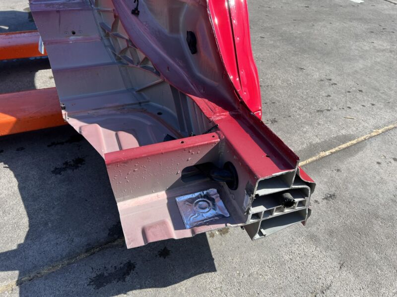2012-2016 Tesla Model S MS Rear Quarter Panel Structural Cutout Left LH Red PPMR