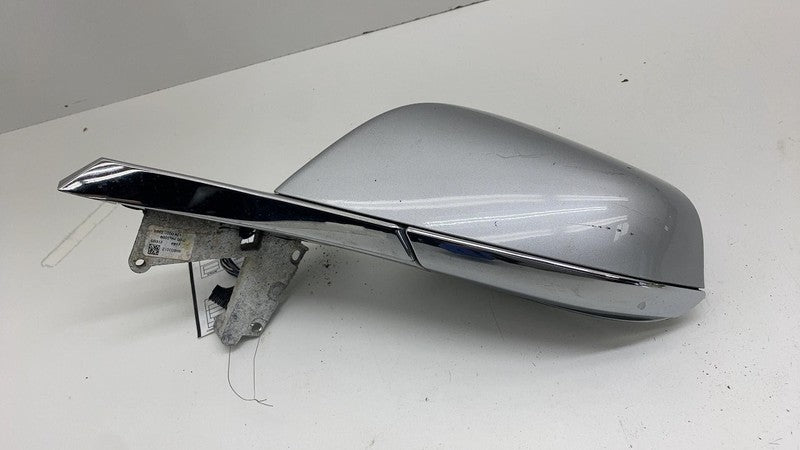 ⭕ 12-15 Model S Left Exterior Rear View Door Mirror OEM Silver PMSS 60