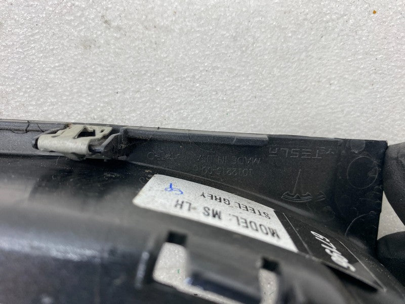 101221500G ⭕12-23 Model S MS Driver Side Rocker Panel Scuff Plate Molding Left 1012215-00-G