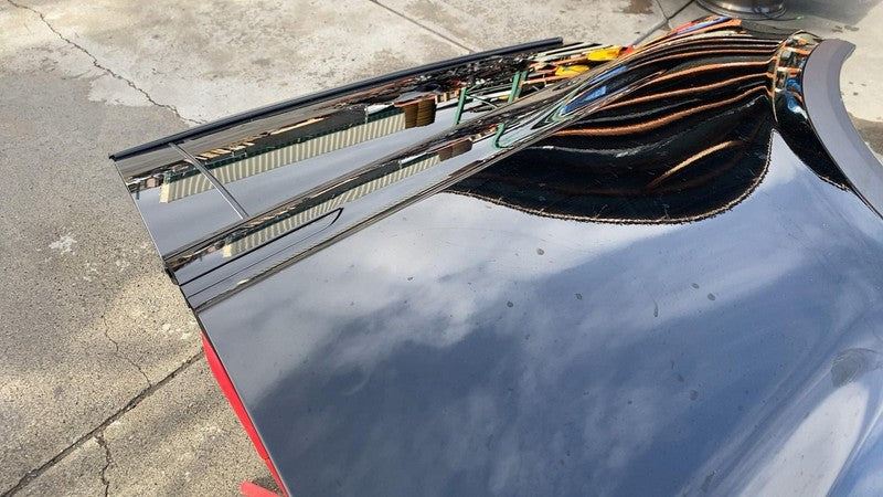 ⭕ 21-25 Tesla Model X Rear Driver Left Side Falcon Door Shell Panel Bl