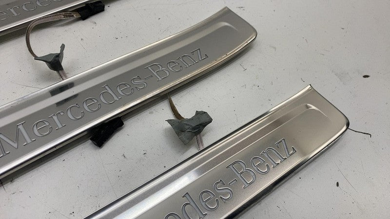 ⭕2022 Mercedes Benz EQS450+ Front & Rear Left & Right Door Sill Plate