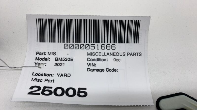 521070-10 2017-2023 BMW 530e Front & Rear Left A + B + C-Pillar Upper Trim Cover Panel LH