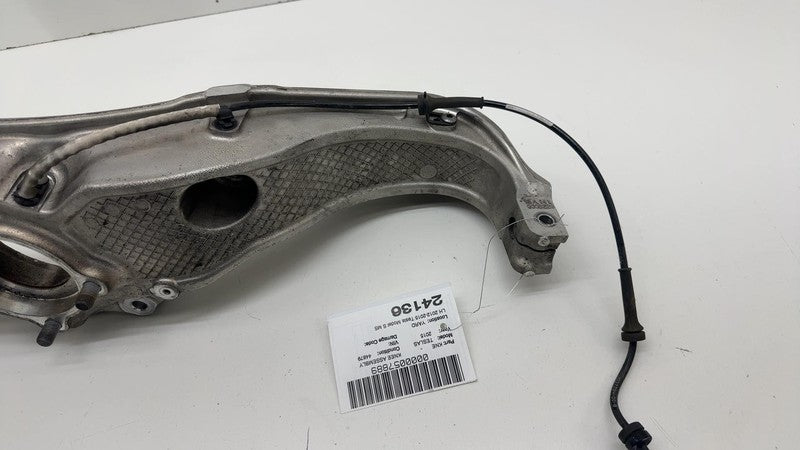 ⭕ 2012-2015 Tesla Model S MS Front Left Spindle Knuckle w/ ABS Wheel S