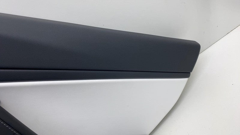 1105096 00 E 2017-2020 Tesla Model 3 M3 Rear Passenger Side Door Panel Trim Cover White Right