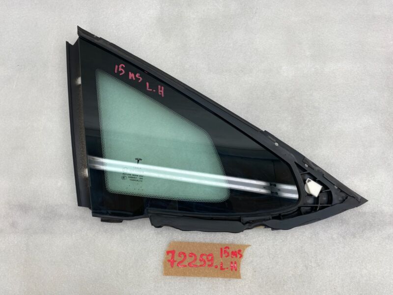 2012-2020 Tesla Model S Rear Driver Side Quarter Fixed Glass Left LH Assembly