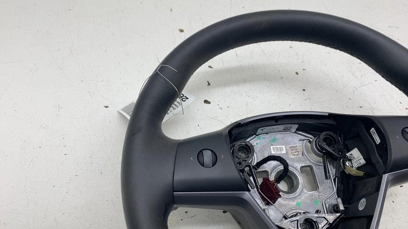 ⭕ 2020-2024 Tesla Model Y Steering Wheel Leather Black Heated OEM 1490