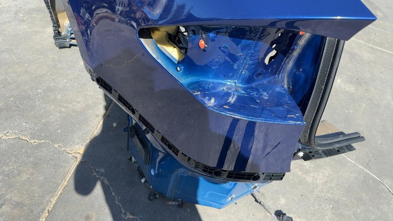 ⭕ 16-20 Tesla Model X Rear Quarter Fender Frame Panel Cut Out Left Blue - PPSB