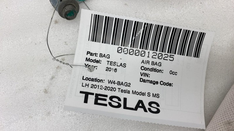 ⭕ 12-20 Tesla Model S Driver Side Roof Curtain Safety Airbag Left 1005