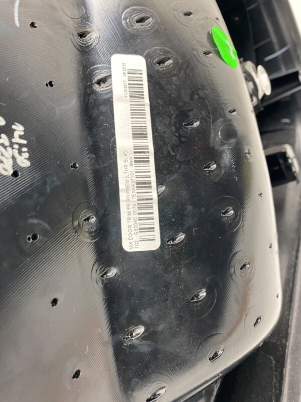 105548301I ⭕ 2016-2020 Tesla Model X MX Front Right Door Panel Trim Card Cover 1055483-01-I