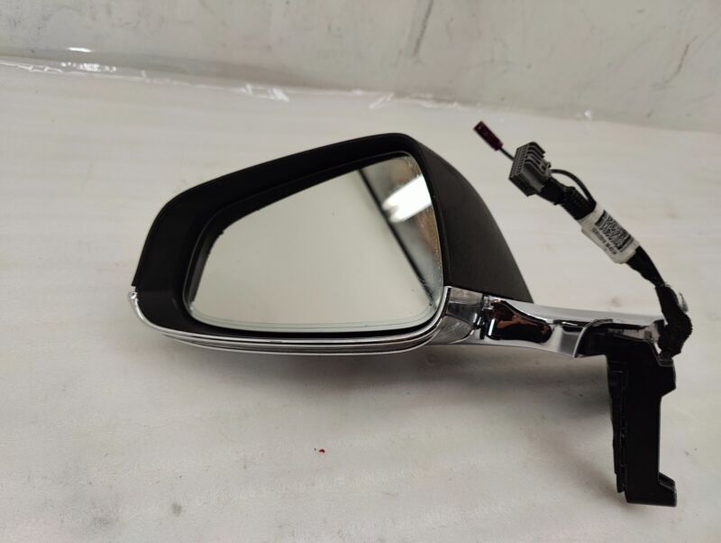 2016-2020 Tesla Model S MS Left Exterior Rear View Door Mirror LH Silver (WRAP)