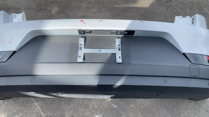 ⭕2021-2023 Polestar 2 Rear Bumper Cover Assy w/ Park Sensor & Valance Silver 729