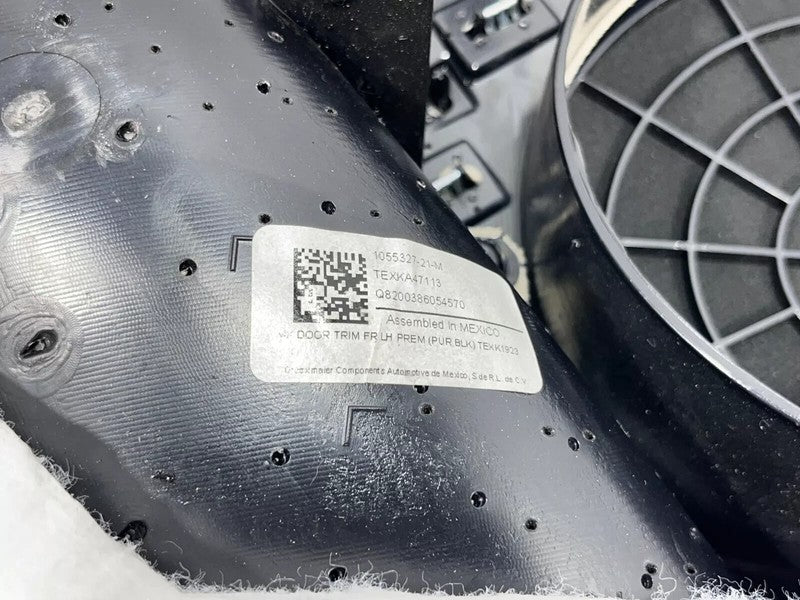 ⭕ 16-20 Model X Front Left Door Panel Trim Card Cover w/ Molding LH 10