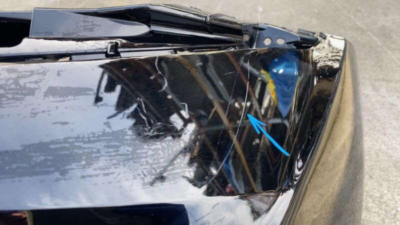 2021 2022 2023 Kia Sportage Rear Bumper Fascia Cover Assembly 86612-CV100