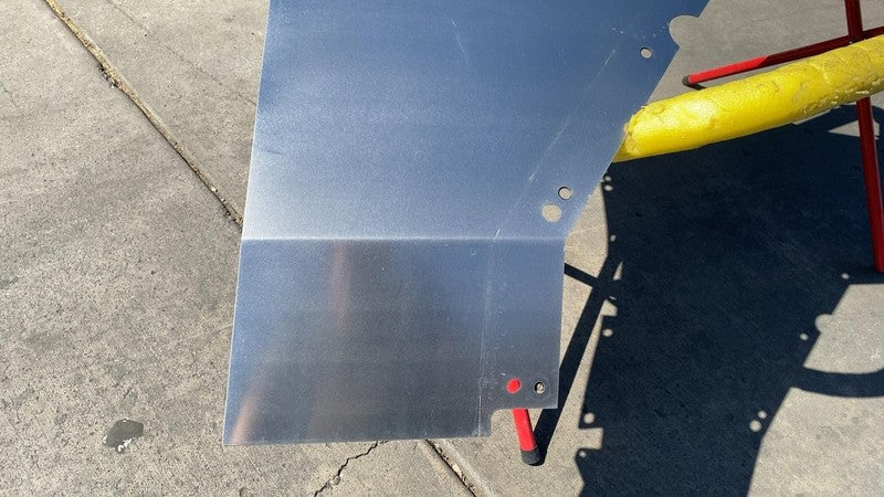 ⭕ 24-25 Cybertruck Rear Driver Side Quarter Fender Sail Panel Cover Left Silver