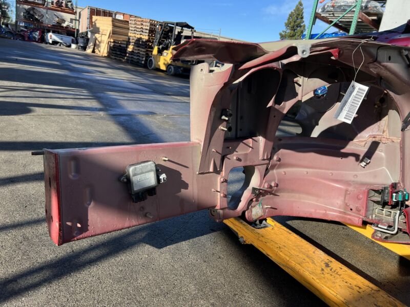 2012-2016 Tesla Model S Front Left Quarter Panel Fender Apron Frame Cut Red PPMR