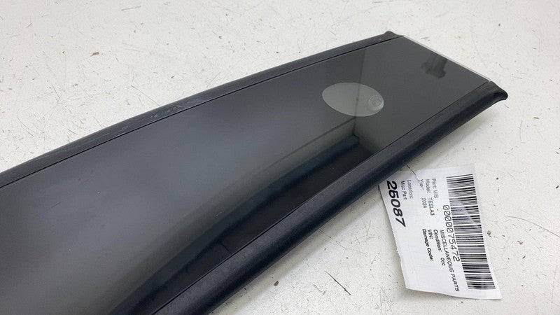 ⭕ 24 25 Model 3 Left B-Pillar Applique Glass Trim Molding w/ Camera 17