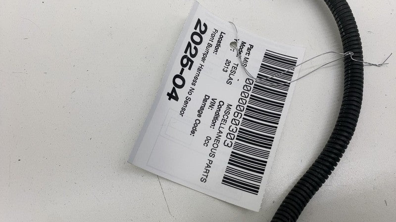 1004420-00-F ⭕ 12-15 Tesla Model S Front Bumper Wiring Harness Cable Wire Loom 1004420-00-F
