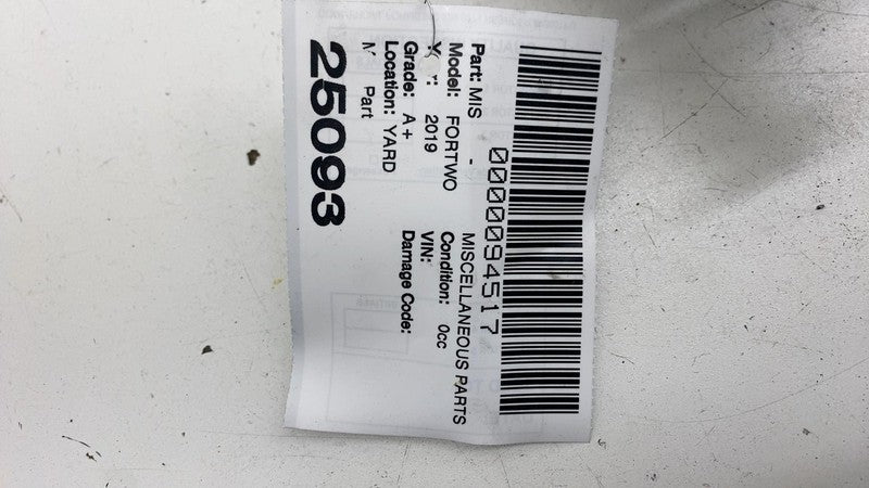 ⭕ 2019 Smart EQ Fortwo Rear Right Trunk Boot Lid Trim Cover Panel RH A