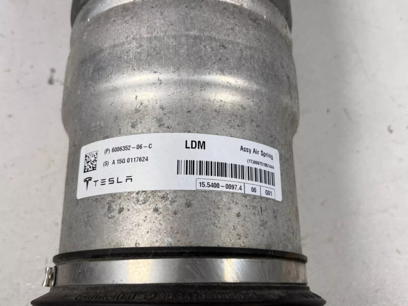 2012-2015 Tesla Model S MS Rear Driver Side Air Suspension Spring Module Left LH