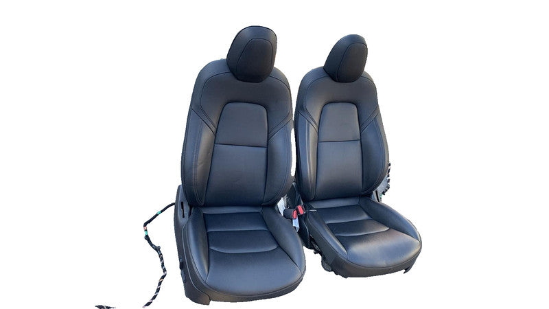 ⭕ 2017 2018 2019 2020 Tesla Model 3 Set Front Left & Right Seat Assembly Black