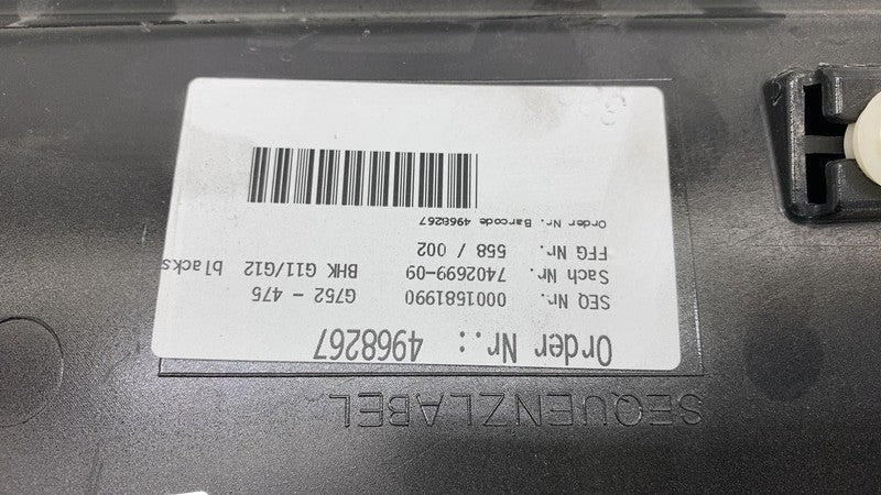 7424734-04 🍩16-19 BMW 740i 750i G11 G12 Trunk Lid License Plate Mount Lower Panel Finisher
