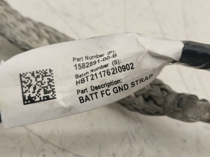158289100B ⭕ 2017-2022 Tesla Model 3 Front Control Chassis Ground Cable Strap 1582891-00-B