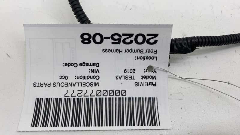 1067959-00-D ⭕ 2017-2023 Tesla Model 3 M3 Rear Bumper Wiring Harness Cable Wire 1067959-00-D