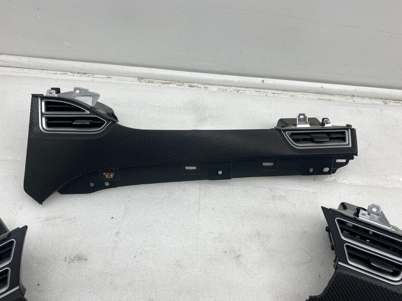 ⭕ 2012-2020 Tesla Model S Dashboard SET of Air Vent Outlet Center + Le