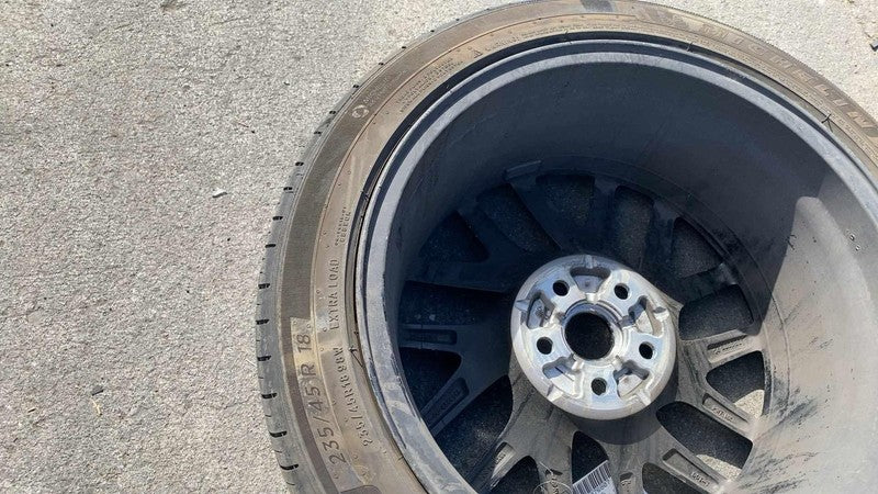 134422900B ⭕ 24 25 Model 3 Wheel Rim 18x8.5J +38MM w/ Michelin Tire 235/45R18 1344229-00-B