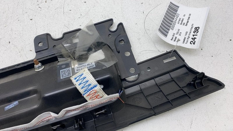 ⭕ 17-23 Tesla Model Y 3 Right Knee Airbag Passenger Safety Module 1077