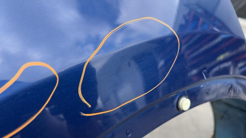 ⭕ 20-23 Tesla Model Y Rear Right Passenger Quarter Panel Structural Cutout Blue