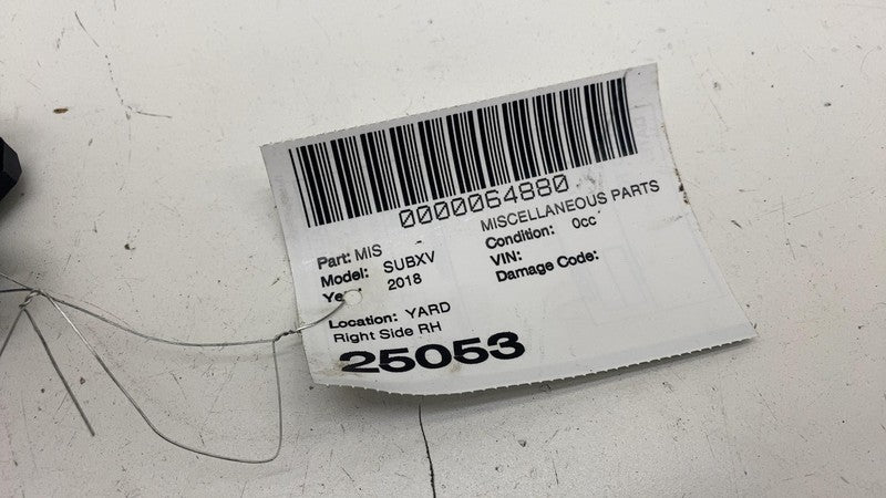 ⭕ 2018 Subaru Crosstrek Front Passenger Exterior Door Handle Right Black - D4S