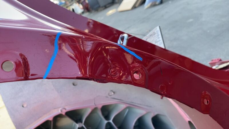 ⭕2020-2023 Tesla Model Y Rear Right Quarter Panel Wing Outer Skin Bottom Dog Leg