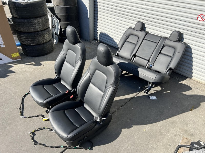 1494833-77-D ⭕ 20-22 Tesla Model Y Front & Rear Interior Seat Cushion Assy Black (5-Seater)