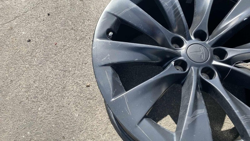 ⭕ 16-20 Tesla Model X MX Rear Wheel Rim 20x9.5J + 40MM 20" 10-Spoke 10