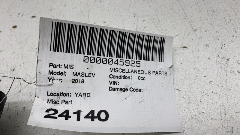 ⭕ 17-20 Maserati Levante Rear Passenger Side Lower Control Arm Seat Sw