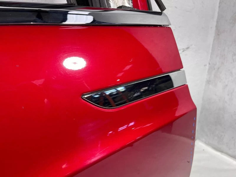 1028791-00-K ⭕ 2016-2024 Tesla Model X Rear Passenger Side Falcon Door Panel Right Red - PPMR
