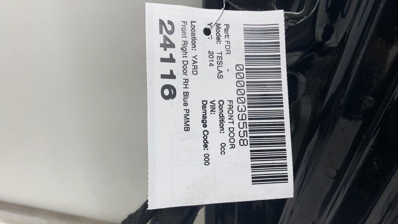 ⭕ 2012-2015 Tesla Model S Front Passenger Side Door Shell Panel Right