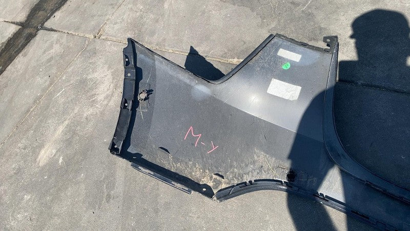 149400500B ⭕ 2020-2022 Tesla Model Y Rear Bumper Cover Black w/ Sensor Holes 1494005-00-B