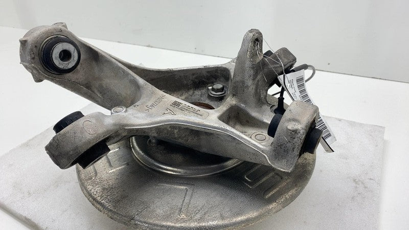 104412300B 2017-2023 Tesla Model 3 Rear Left Suspension Knuckle Spindle w/ Shield & ABS RWD