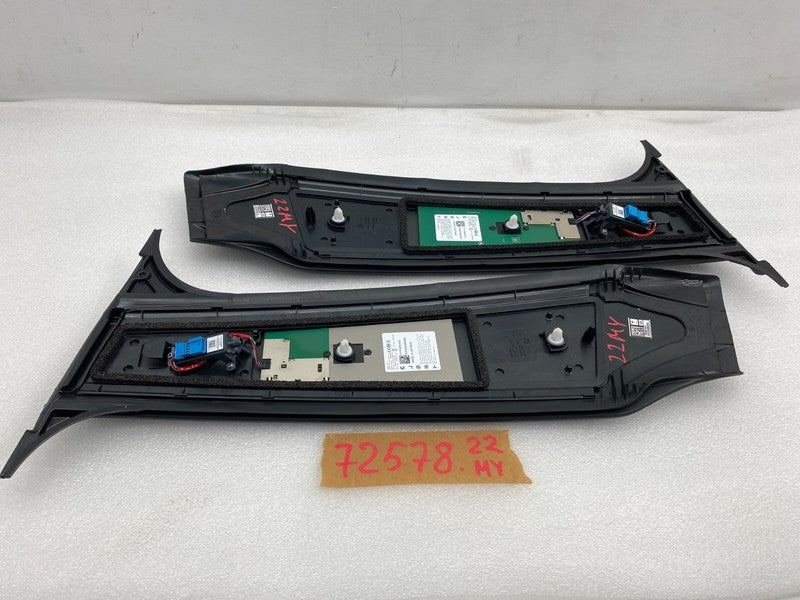 149424000A ⭕ 20-23 Model Y Left/Right B-Pillar Applique w/ Camera 1494240-00-A/1494241-00-A