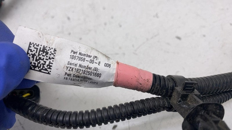 ⭕ 2017-2020 Tesla Model 3 Front Bumper Wiring Harness suit w/ Lamps 10